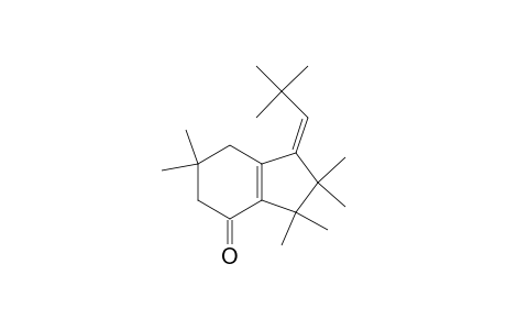 4H-Inden-4-one, 1-(2,2-dimethylpropylidene)-1,2,3,5,6,7-hexahydro-2,2,3,3,6,6-hexamethyl-, (Z)-