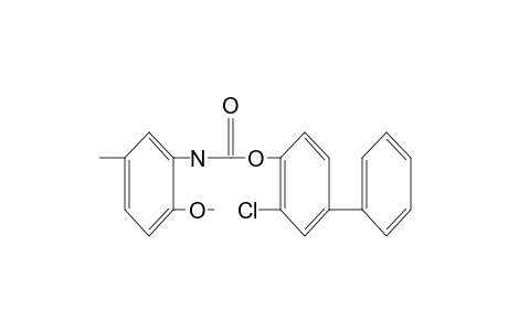 2-methoxy-5-methylcarbanilic acid, 2-chloro-4-biphenylyl ester