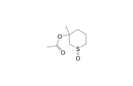 2H-Thiopyran-3-ol, tetrahydro-3-methyl-, acetate, 1-oxide, trans-