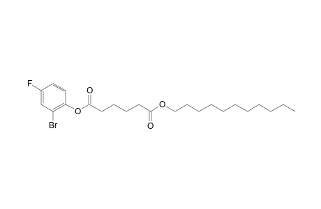 Adipic acid, 2-bromo-4-fluorophenyl undecyl ester