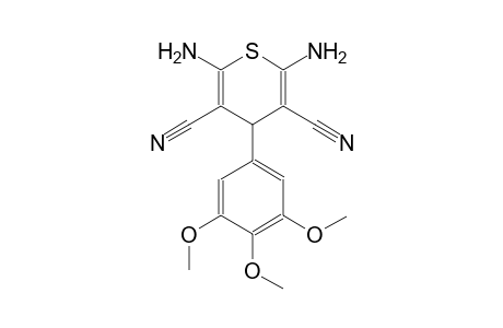 2,6-diamino-4-(3,4,5-trimethoxyphenyl)-4H-thiopyran-3,5-dicarbonitrile