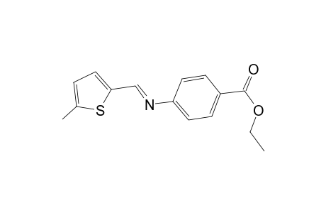 Ethyl 4-([(E)-(5-methyl-2-thienyl)methylidene]amino)benzoate