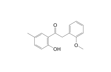 2'-hydroxy-2-(o-methoxyphenyl)-5'-methylacetophenone