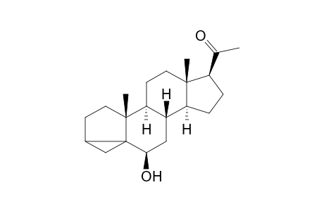 6β-hydroxy-3,5-cyclopregnan-20-one