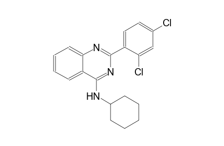 N-cyclohexyl-2-(2,4-dichlorophenyl)-4-quinazolinamine