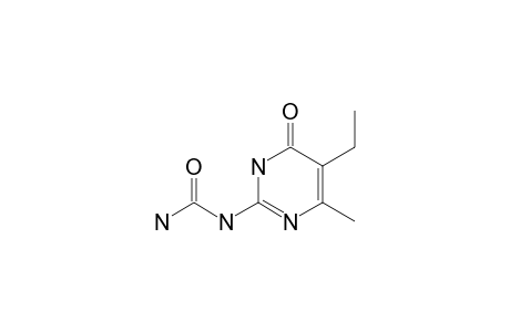 5-Ethyl-6-methyl-2-ureido-4(3H)-pyrimidine