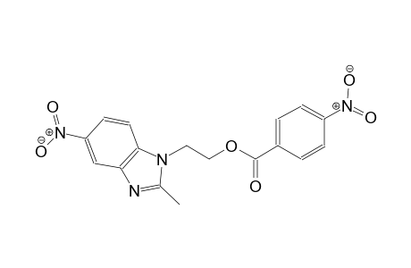 2-(2-methyl-5-nitro-1H-benzimidazol-1-yl)ethyl 4-nitrobenzoate