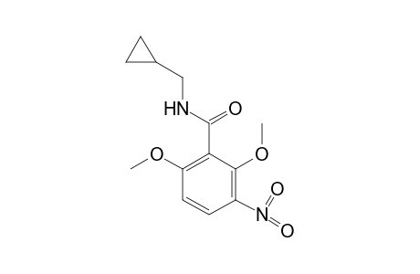 N-(cyclopropylmethyl)-2,6-dimethoxy-3-nitrobenzamide