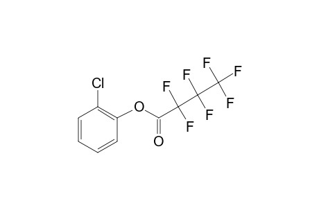 2-Chlorophenol, o-heptafluorobutyryl-