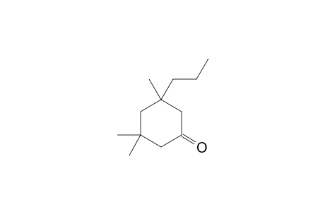 3,3,5-Trimethyl-5-propylcyclohexan-1-one