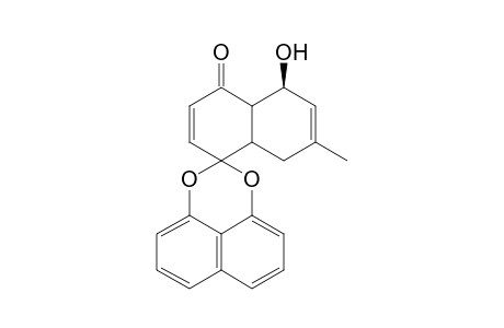 5-Hydroxy-7-methylspiro[hexahydro-naphthalene-1,2'-naphtho[1,8-de][1,3]dioxin]-4-one