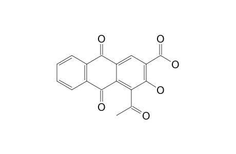 4-Acetyl-3-hydroxy-9,10-dioxo-9,10-dihydroanthracene-2-carboxylic acid