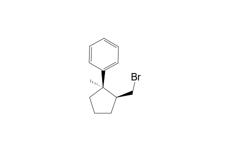 rel(1R,2S)-2-Bromomethyl-1-methyl-1-phenylcyclopentane