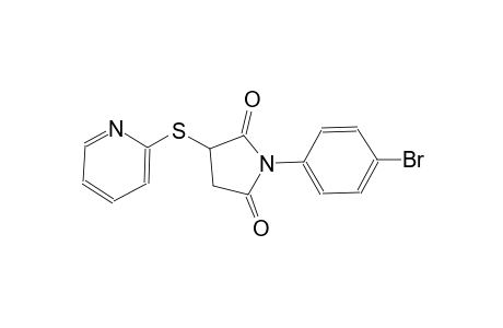 1-(4-Bromophenyl)-3-(2-pyridinylsulfanyl)-2,5-pyrrolidinedione