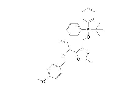 N-[1'-{5''-[(T-butyldiphenylsilyl)oxy]methyl-2'',2''-dimethyl-1'',3''-(dioxolan-4'''-yl)prop-2''-enyl]}-4-methoxybenzylamine