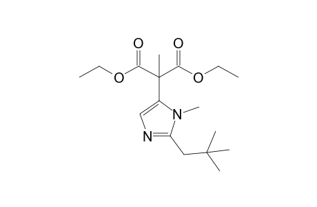 2-Methyl-2-(3-methyl-2-neopentyl-imidazol-4-yl)malonic acid diethyl ester