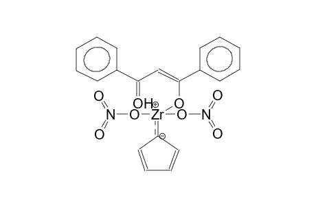 CYCLOPENTADIENYL(DIBENZOYLMETHYL)ZIRCONIUM DINITRATE