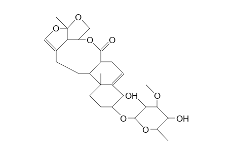 Glaucogenin-C-mono-D-thevetosid, (3.beta.-R)