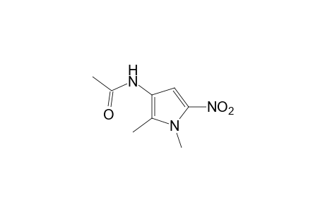 N-(1,2-dimethyl-5-nitropyrrol-3-yl)acetamide