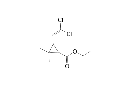 Ethyl 3-(2,2-dichlorovinyl)-2,2-dime-1-cy-clopropanecarboxylate