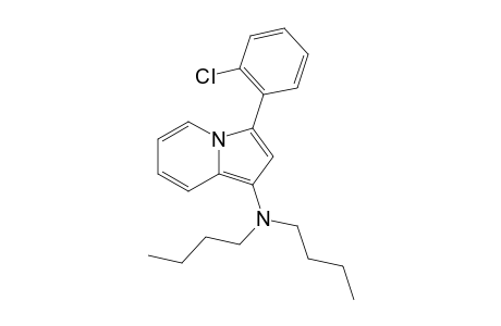 N,N-Dibutyl-3-(2-chlorophenyl)indolizin-1-amine