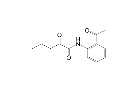 1-Azahexane-2,3-dione, 1-(2'-acetylphenyl)-