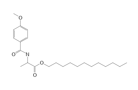 D-Alanine, N-(4-anisoyl)-, dodecyl ester