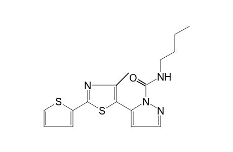 N-butyl-5-[4-methyl-2-(2-thienyl)-5-thiazolyl]pyrazole-1-carboxamide