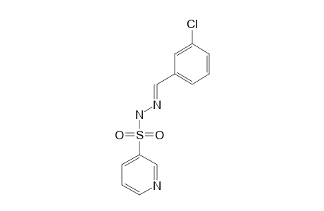 3-pyridinesulfonic acid, (m-chlorobenzylidene)hydrazide