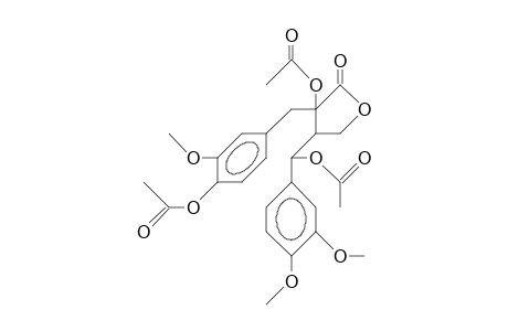 7-Acetoxy-trachelogenin diacetate