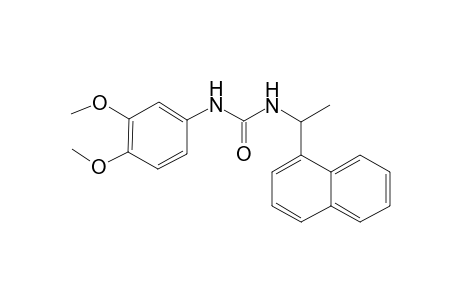 N-(3,4-dimethoxyphenyl)-N'-[1-(1-naphthyl)ethyl]urea