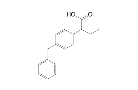 2-(p-BENZYLPHENYL)BUTYRIC ACID