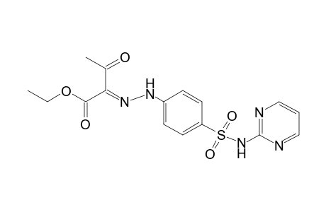 2,3-dioxobutyric acid, ethyl ester, 2-{{p-[(2-pyrimidinyl)sulfamoyl]phenyl}hydrazone}