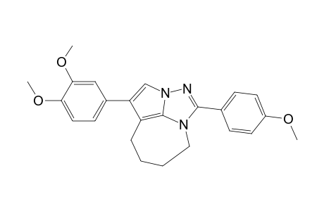 4-(3,4-Dimethoxy-phenyl)-1-(4-methoxy-phenyl)-5,6,7,8-tetrahydro-2,2a,8a-triaza-cyclopenta[cd]azulene