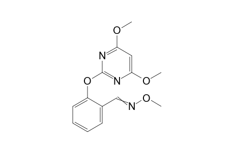 Benzaldehyde, 2-[(4,6-dimethoxy-2-pyrimidinyl)oxy]-, O-methyloxime