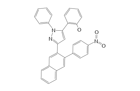 5-(2-Hydroxyphenyl)-1-phenyl-3-{2-[3-(4-nitrophenyl)naphthyl]}pyrazole