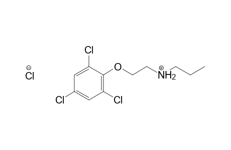 1-Propanamine, N-[2-(2,4,6-trichlorophenoxy)ethyl]- hydrochloride, salt