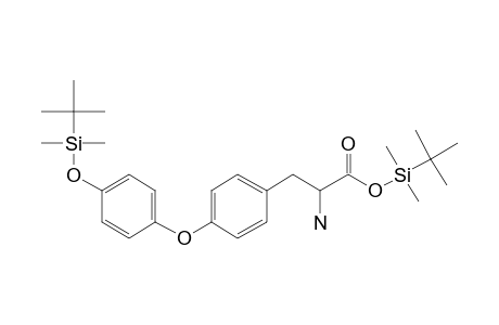 L-Thyronine, tert-butyldimethylsilyl ether, tert-butyldimethylsilyl ester