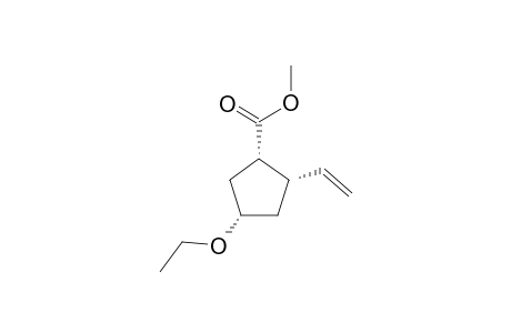 Cyclopentanecarboxylic acid, 2-ethenyl-4-ethoxy-, methyl ester (1.alpha.,2.alpha.,4.alpha.)-