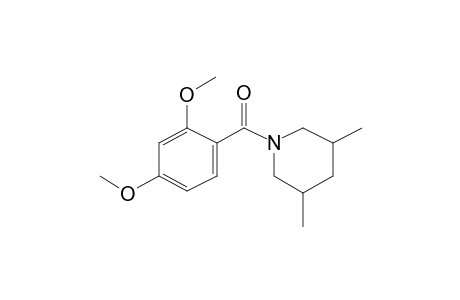 (2,4-Dimethoxyphenyl)-(3,5-dimethylpiperidin-1-yl)methanone