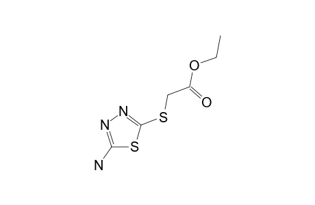 Ethyl [(5-amino-1,3,4-thiadiazol-2-yl)sulfanyl]acetate