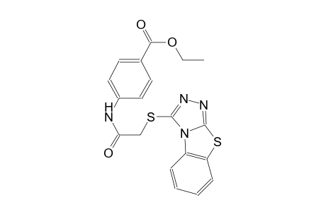 benzoic acid, 4-[[([1,2,4]triazolo[3,4-b]benzothiazol-3-ylthio)acetyl]amino]-, ethyl ester