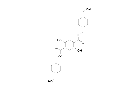 2,5-DIHYDROXY-1,4-CYCLOHEXADIENE-1,4-DICARBOXYLIC ACID, BIS{[4-(HYDROXYMETHYL)CYCLOHEXYL]METHYL} ESTER