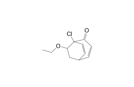 1-Chloro-8.endo.-ethoxybicyclo[3.2.2]nona-3,6-dien-2-one