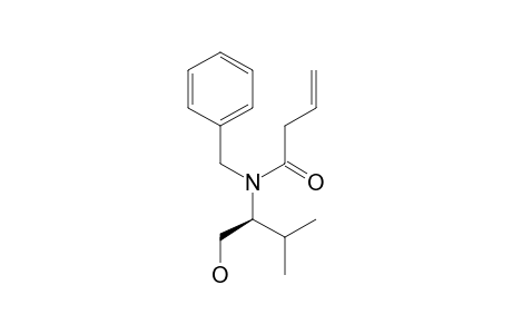 N-Benzyl-N-[(S)-1'-hydroxy-3'-methylbutan-2'-yl]-but-3-enamide