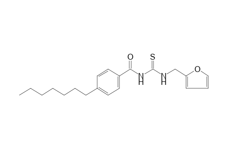 1-furfuryl-3-(p-heptylbenzoyl)-2-thiourea