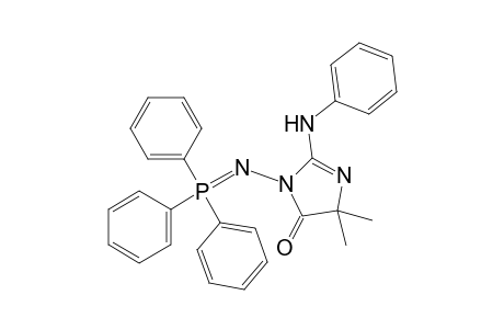 2-Anilino-5,5-dimethyl-3-(triphenylphosphoranylideneamino)-2-imidazolin-4-one