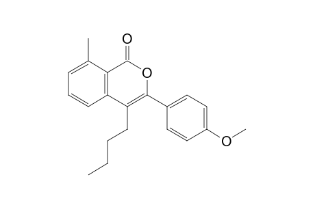 4-n-Butyl-3-(4-methoxyphenyl)-8-methyl-1H-isochromen-1-one