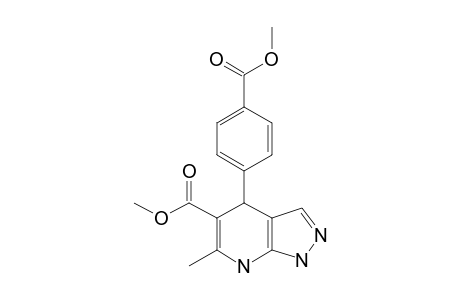 METHYL-4-(4-METHOXYCARBONYLPHENYL)-6-METHYL-4,7-DIHYDRO-1H-PYRAZOLO-[3,4-B]-PYRIDINE-5-CARBOXYLATE