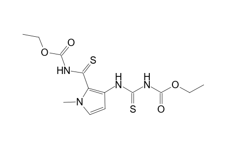 4-{2-[carboxy)thiocarbamoyl)]-1-methylpyrrol-3-yl}-3-thioallophanic acid, diethyl ester